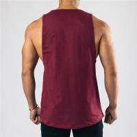 Camiseta de algodón sin mangas para hombre, camiseta sin mangas para gimnasio, culturismo, entrenamiento, Fitness muscular, chaleco que absorbe la humedad, gran oferta, Verano - details 9