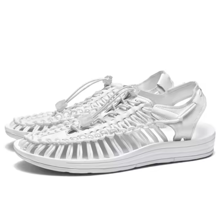 Sandalias de Verano para Hombres Sandalias de Playa Tejidas a Mano a la Moda - 1