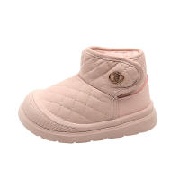 Botas de nieve para niños otoño e invierno botas de algodón botas impermeables antideslizantes zapatos de algodón de terciopelo Velcro masculino y femenino bebé botas de cuero - details 14