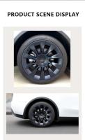 Para Tesla Model Y 2024 20/21 pulgadas tapas de cubo parche cubierta luminosa coche ABS Protector de rueda piezas externas de automóvil - details 15