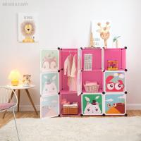 Armario Infantil Modular con Dibujos Animados Estantería Portátil para Ropa, Zapatos, Juguetes - details 8
