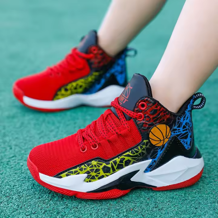 Zapatos deportivos para niños zapatos de correr casuales transpirables niños de moda zapatos ligeros de fondo grueso - 1
