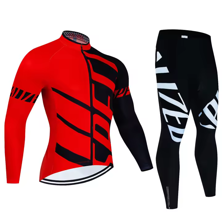 Conjunto de Ciclismo de manga larga, traje de competición de primavera y otoño, Tour de Francia, superventas - 1