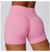 Pantalones Cortos de Yoga para Mujeres Fitness Running Ciclismo Pantalones Deportivos Transpirables Cintura Alta Entrenamiento Gimnasio Push Up Leggings de Nylon - details 11