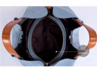 Bolso de piel auténtica para mujer, bandolera de hombro de diseñador de lujo, Color sólido, a la moda - details 20