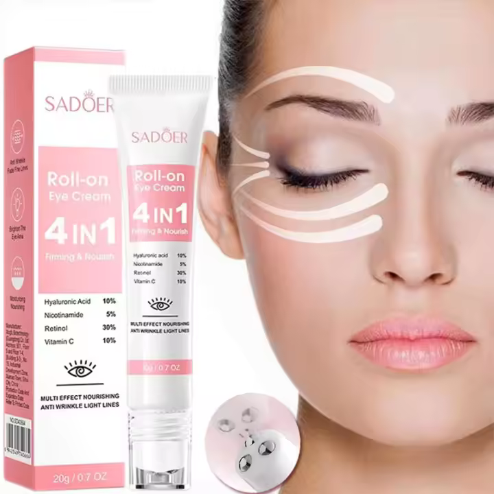 Bolsa para ojos instantánea, crema para eliminar Retinol, antiarrugas, reafirmante, desvanecimiento de la piel, líneas finas, antihinchazón de círculos oscuros, ilumina el cuidado de la piel de los ojos - 1
