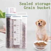 Contenedor de comida para gatos, cuenco para gatos, suministros para mascotas, accesorios, Cubo de almacenamiento de comida - details 8