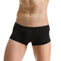 Suave Sexy Súper Fina Ropa Interior para Hombre Bóxers de seda Hielo Pantalones cortos Transparente de tiro bajo Bragas Cueca Homme - details 7