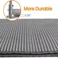 Esterilla antideslizante de doble capa para arena de gato, caja de arena grande con filtro, resistente al desgaste, impermeable - details 0