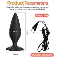Estimulador de cuentas anales de pulso de descarga eléctrica, masajeador de próstata y orgasmo, tapón Anal, masturbación femenina, Juguetes sexuales para adultos - details 17