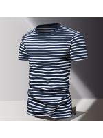 Camisetas Deportivas de Verano 2024 para Hombres Manga Corta, Cuello Redondo, Material de Poliéster, Secado Rápido, Transpirable, Para Correr al Aire Libre y Construir Músculos - details 1