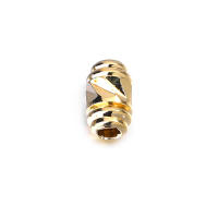 Cuentas de Brass Doradas de 18K Diseño Ovalado Cilíndrico Suministros para Hacer Joyería DIY - details 66