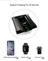 Cargador Inalámbrico Qi para Coche 15W Panel de Carga Rápida para Teléfono Accesorios de Modificación para Mitsubishi Pajero Sport 2022 2023 Fabricado en China - details 3