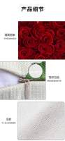 Funda de almohada con estampado de rosas para el Día de San Valentín, decoración festiva para sofá, funda de almohada de lino - details 4
