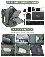 Mochila Impermeable con USB Para Hombre y Mujer, Bolsa De Deporte Para Ordenador De 17 Pulgadas, Antirrobo, Bolso Escolar Para Estudiante - details 49