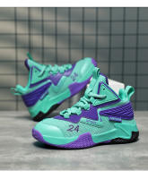 Nuevos zapatos de baloncesto de marca para niños, zapatillas de deporte de suela gruesa antideslizantes, zapatos deportivos para niños, zapatos de entrenamiento de cesta para niños - details 12