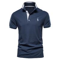 polos hombre manga corta ropa hombre día del padre Polos de algodón para hombre Polos de manga corta con bordado de jirafa para hombre Polos de diseño de marca de alta calidad Ropa para hombre - details 1