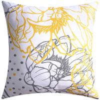Funda de almohada nórdica con estampado de flores, cubierta de cojín de doble cara para sofá, sala de estar, oficina, 45cm, decoración del hogar - details 3