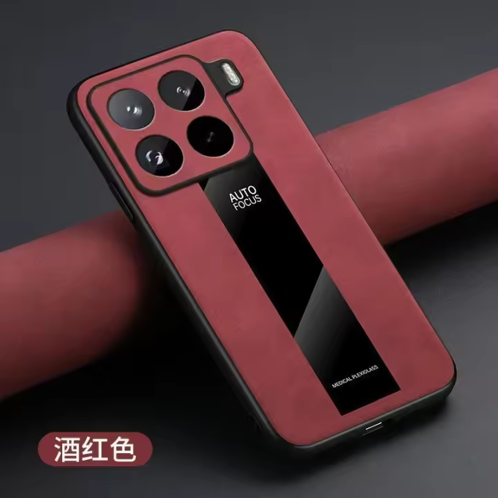 Para xiaomi 15 ultra funda de fibra dura mate con soporte de anillo funda protectora trasera magnética para xiaomi 15ultra Shell - 1