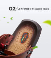 Sandalias suaves de verano para hombre, zapatillas informales de cuero para exteriores, antideslizantes, ligeras y cómodas, zapatos deportivos de playa - details 6