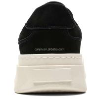 Nueva plataforma de alta calidad para mujer, suela exterior gruesa, altura aumentada, zapatos deportivos clásicos en blanco y negro con diseño moderno - details 2