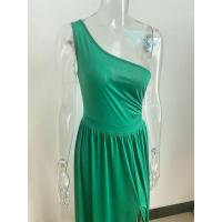 Vestido De Hombro Inclinado Sin Mangas Para mujer, Nuevo Estilo, Moda - details 0