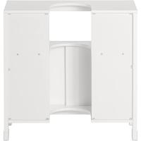 Armario de Baño de Suelo Blanco Estante y Puertas Correderas 60 x 30 x 60 cm - details 8