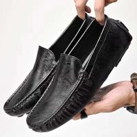 Zapatos náuticos cómodos de cuero de alta calidad de marca clásica informal para hombre a la moda de primavera y otoño - details 2