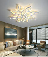 LEFAN-lámpara de techo con flores, luz Led moderna para habitación, dormitorio, comedor y sala de estar, 115CM - details 19