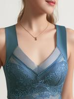 Sujetador Deportivo Para Mujer, Conjunto De 2 Piezas, Encaje De Cobertura Completa, Cómodo Y Transpirable, Bralettes Push-up - details 6