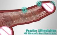 Dildo de Doble Penetración Realista Estimulación de Punto G para Mujeres - details 4