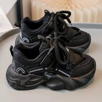 Compañero de clase niña 2025 nuevos zapatos deportivos de primavera y otoño para niños de malla transpirable papá zapatos niña pequeños zapatos blancos - details 6