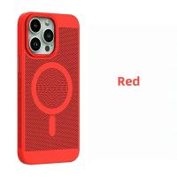 Funda de teléfono Magsafe de lujo fresca A prueba de golpes magnético con disipación de calor de malla para iPhone 16, 15, 14, 13, 12, 11 Pro Max Plus - details 16