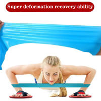 Fiess-bandas elásticas de resistencia para entrenamiento en casa, equipo de gimnasio para Yoga, deporte, estiramiento, Pilates, Crossfit - details 2