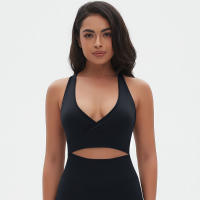 Hamidou Bra de Yoga sin Costuras Nylon Exterior Adecuado para Yoga y Estiramiento Hecho en China - details 1