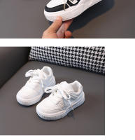 Nuevo cuero versátil pequeño blanco zapatos de las niñas de la junta zapatos antideslizantes de suela suave zapatos casuales - details 10