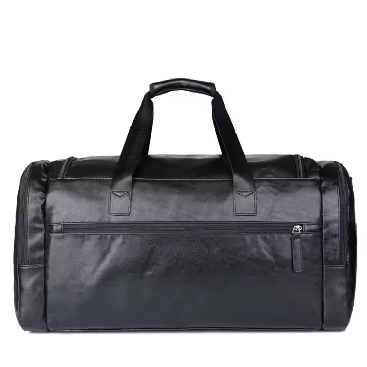 Bolsa de viaje, viaje de viaje de negocios de gran capacidad, mochila de mensajero portátil de hombro, impermeable de cuero. - 1