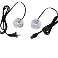 Lámpara subacuática, luz colorida para pecera, luz LED impermeable para acuario con ventosa, lámparas decorativas para acuario, fuente - details 2