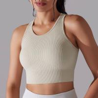 Sujetador deportivo para mujer, ropa interior, hilo sexy, informal, a rayas, sin costuras, top para gimnasio - details 28