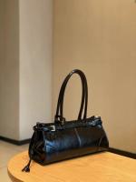 Bolso para las axilas, nuevo bolso de locomotora de piel de vaca de primera capa de gama alta para mujer, bolso bandolera para ir al trabajo, bolso de nicho - details 15