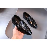 Zapatos de cuero de estilo británico para niños, calzado de tacón bajo, Punta puntiaguda, versátil, para boda - details 9