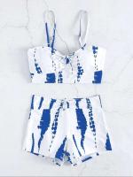 Bikinis con cordón frontal, cintura alta para mujer, bañadores de mujer, bañador para nadar, ropa de playa 2025 - details 22