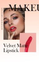 Gloss de Labios Mate Rosa Estilo Bohemio Duradero Impermeable Labial Hidratante No Pegajoso de Color Vibrante - details 1