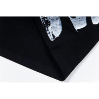Camiseta Deportiva de Algodón Puro para Hombres Cuello Redondo, Estampado Delantero, Estilo Básico Casual, Artículo de Zapatillas y Ropa Deportiva - details 10