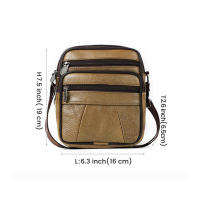 Bolso bandolera pequeño de cuero con estampado simple para teléfono móvil - details 0