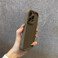 Funda de silicona líquida para iPhone, carcasa suave a prueba de golpes, de lujo, gruesa, mate, para iPhone 15, 13, 14, 11, 12 Pro Max, 15 Plus - details 9