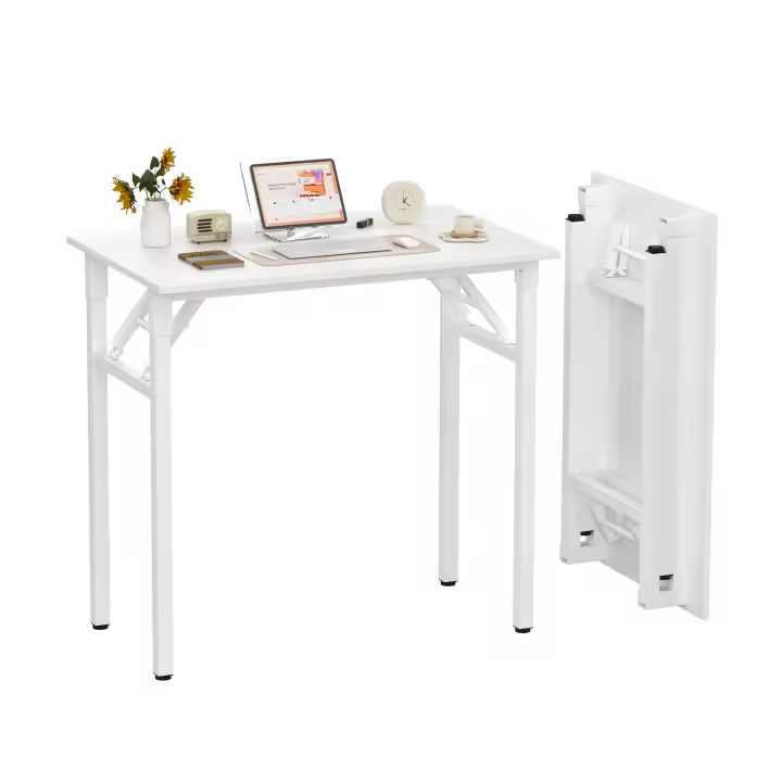 Rcynview  Escritorio Plegable Estilo Moderno de Medio Siglo Lámina Monitor de Brazo - 1
