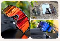 Kapvoe-gafas de sol fotocromáticas rojas para ciclismo, lentes fotocromáticas azules para ciclismo de montaña, deportivas, para hombre - details 17