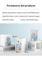 Bolígrafo Cuadrado Creativo de Moda Estilo Mediterráneo para Decoración del Hogar y Oficina - details 8