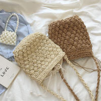 Bolso de hombro hecho a mano para mujer, bolsa de playa con diseño tejido de paja, Bolso pequeño de viaje - details 16